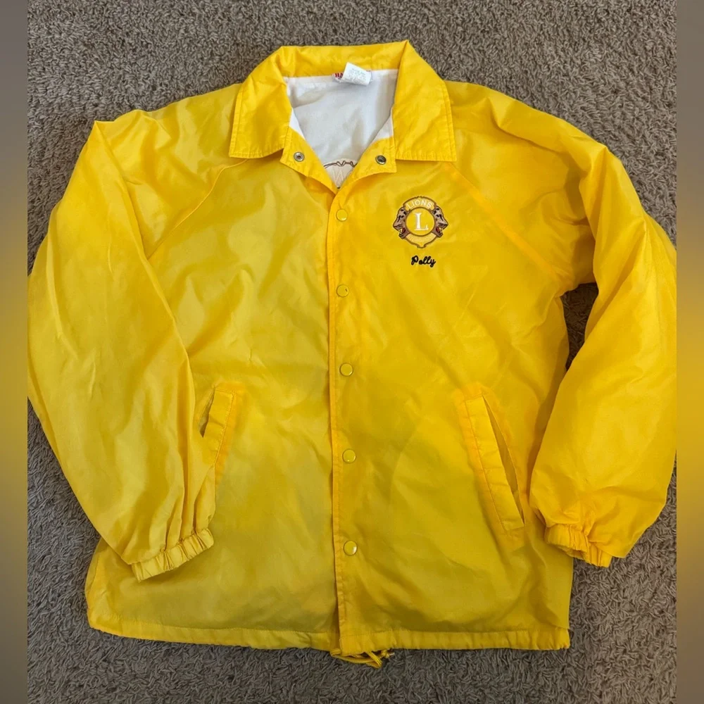 Vintage Hartwell Sports Yellow Lions International Ensenada Jacket size Medium